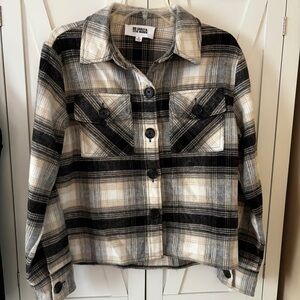 Steve Madden Flannel Jacket (s)